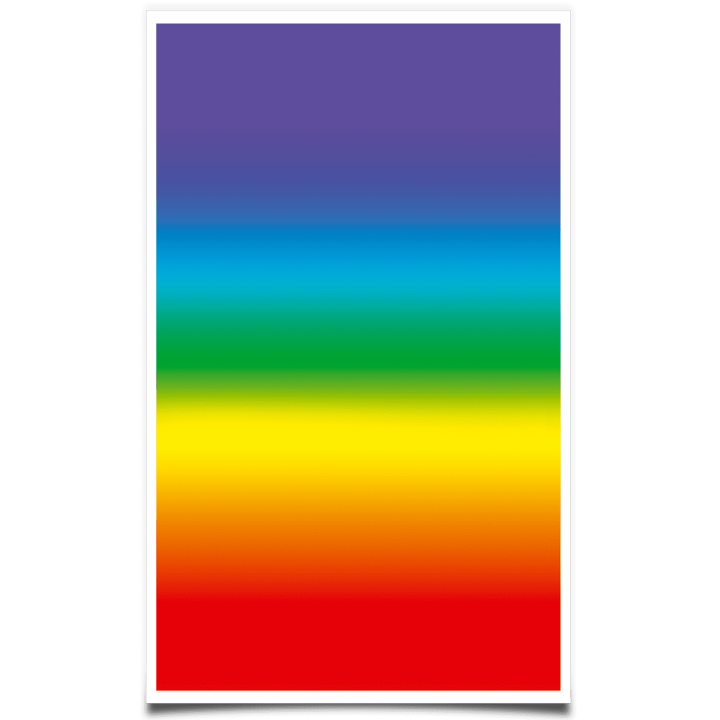 The Rainbow -  Size 34 x 100 cm